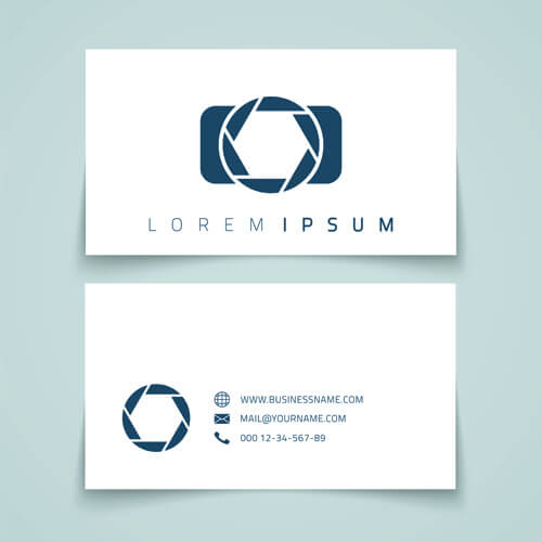 simple styles business cards vectors