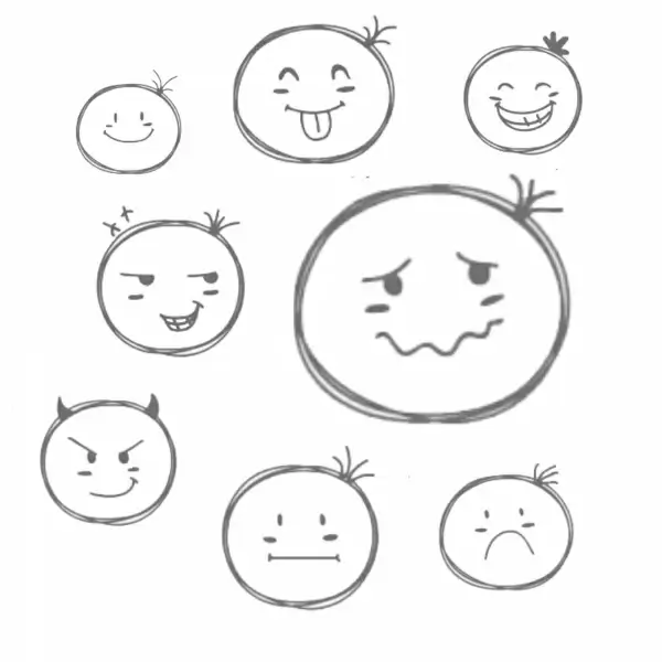 sketchy face icon brushes 