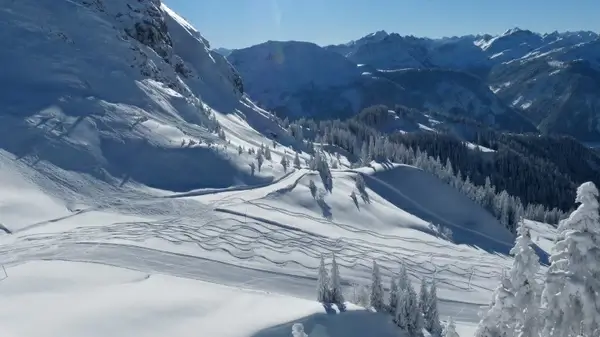 skiing ski slope ski run