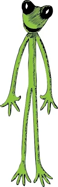 Skinny Frog clip art