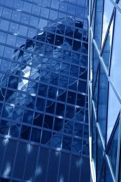 skyscraper reflection