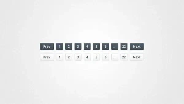 Slick Pagination Links PSD