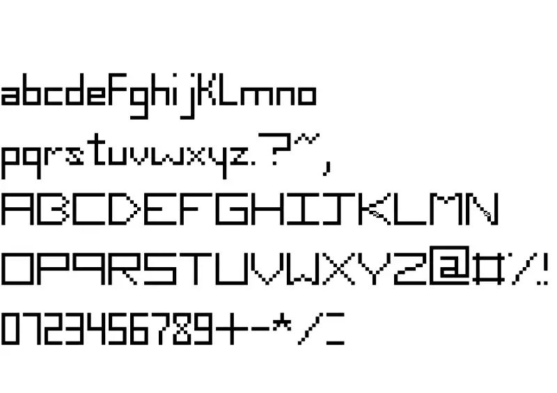 Slim Thirteen Pixel Fonts