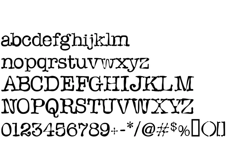Ink In The Meat Font in truetype .ttf opentype .otf format free and