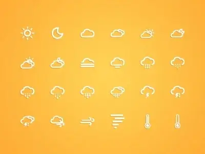 small fresh weather icon vector