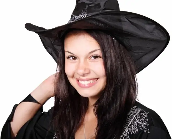 smiling witch