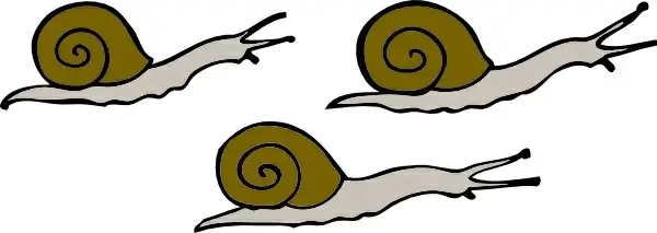 Snails clip art
