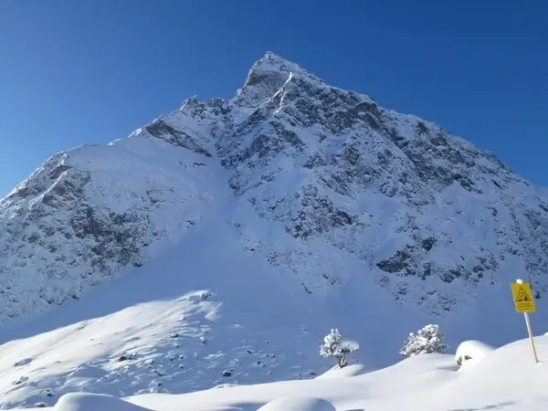 snow wintry montafon