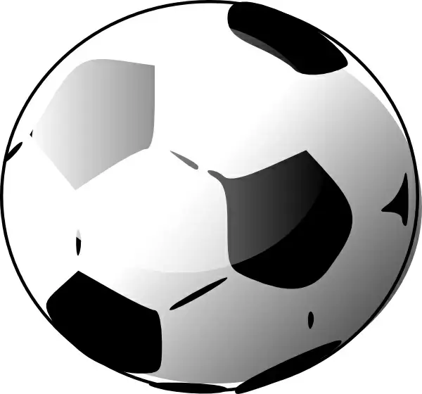 Soccer Ballon clip art