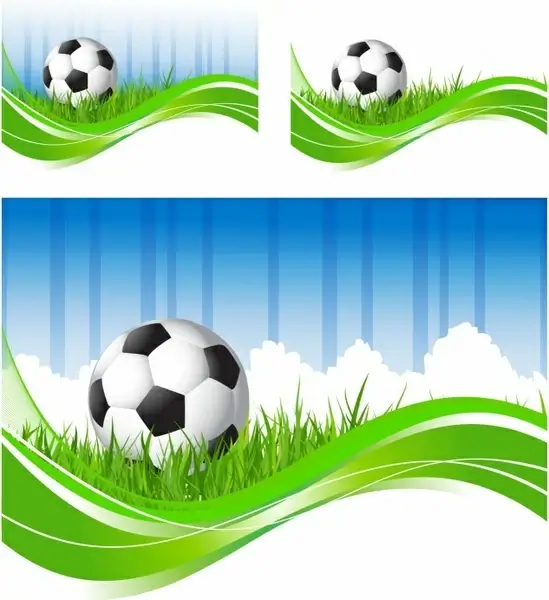 Soccer flow backgrounds