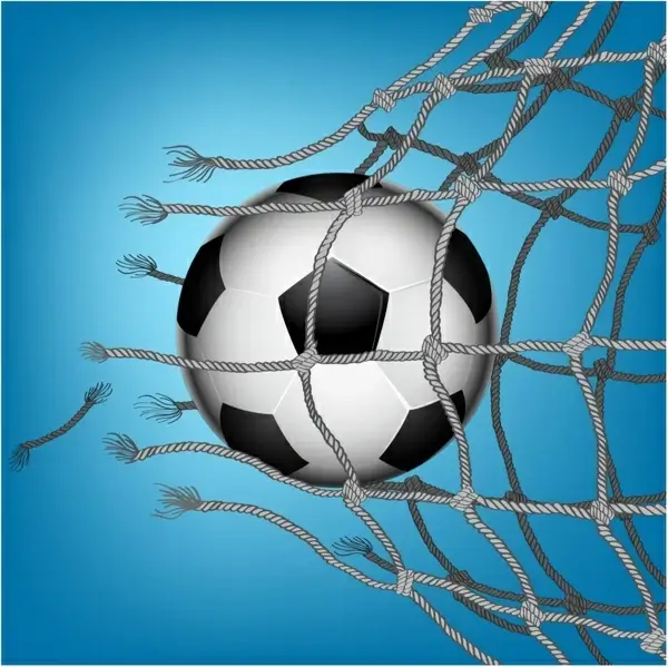 Soccer Goal breaking through the net