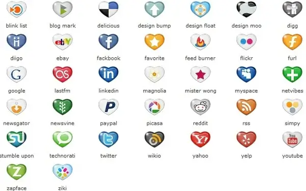 Social media Icons icons pack