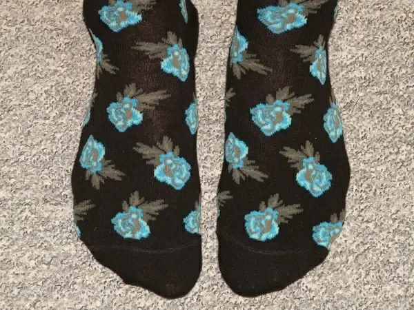 socks feet black