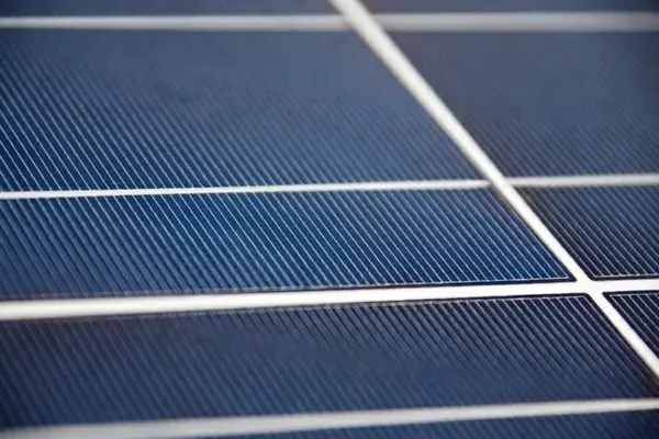 solar panel macro