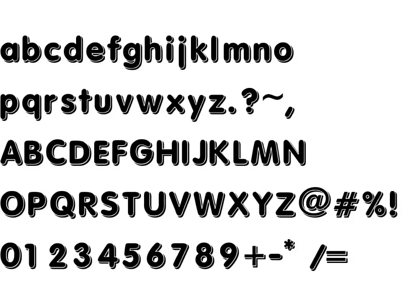 Abc 3d Font In Truetype Ttf Opentype Otf Format Free And Easy