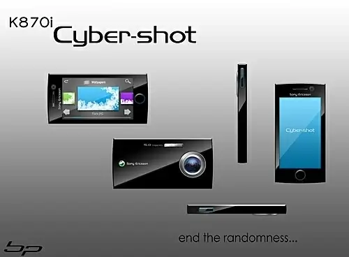 Sony Ericsson K870i Templates PSD 