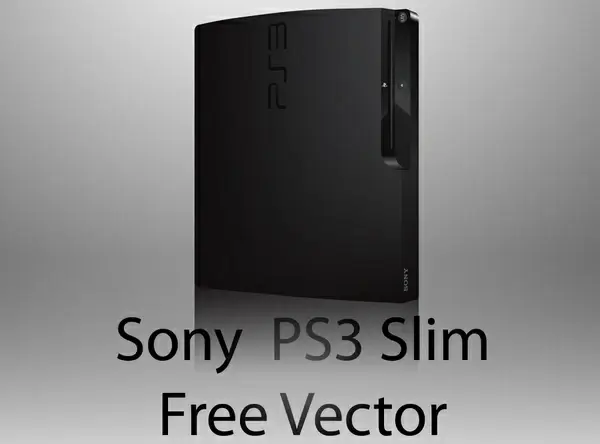servidor Apretar interno Sony playstation 3 slim Vectors graphic art designs in editable .ai .eps  .svg .cdr format free and easy download unlimit id:119956