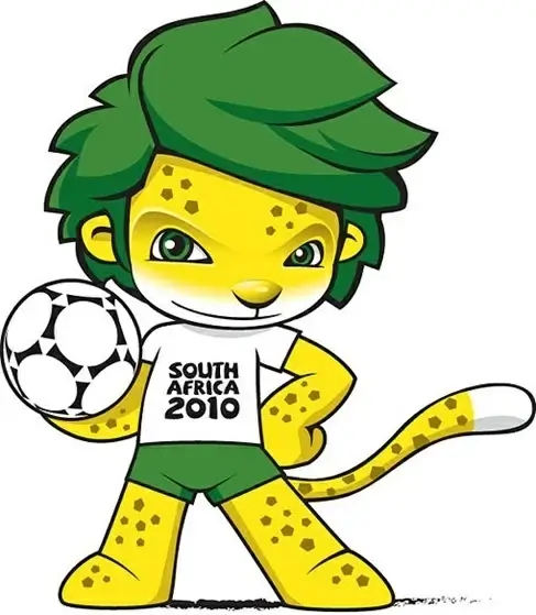 South Africa 2010 World Cup Mascot ZAKUMI Vector