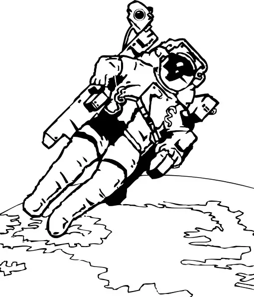 Spacewalk clip art