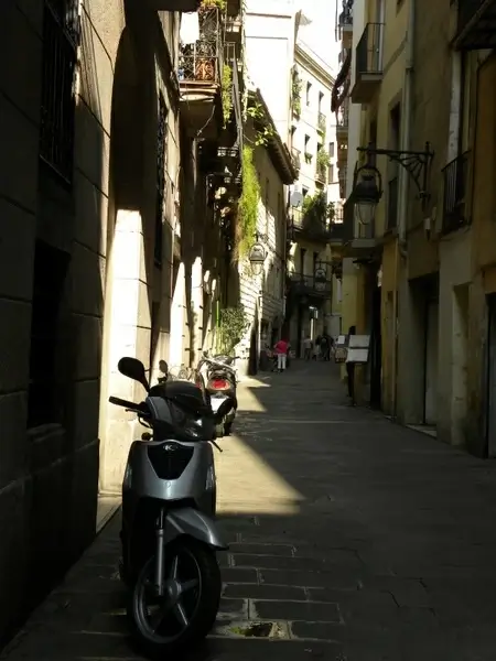 spanish street scene