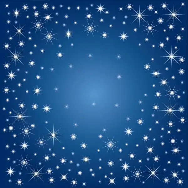 stars background sparkling blue white ornament