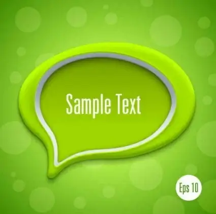 speech bubbles with modern background vector design