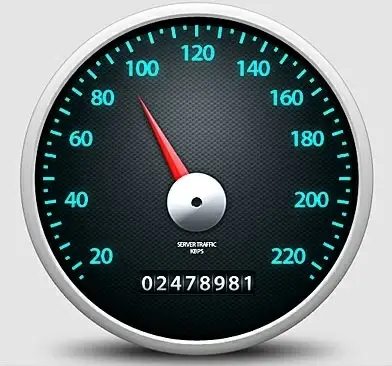 Speedometer Icon Free PSD