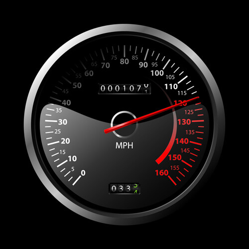 speedometer vector set