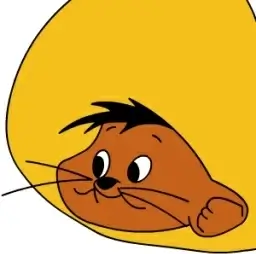 Speedy Gonzales zoomed
