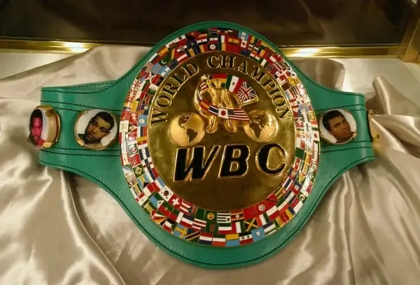 sport  history world boxing council championship belt