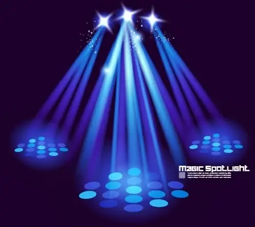 stage lighting effects 03 vector
