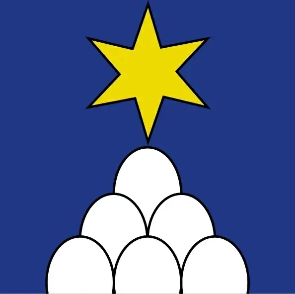 Star Eggs Wipp Sternenberg Coat Of Arms clip art