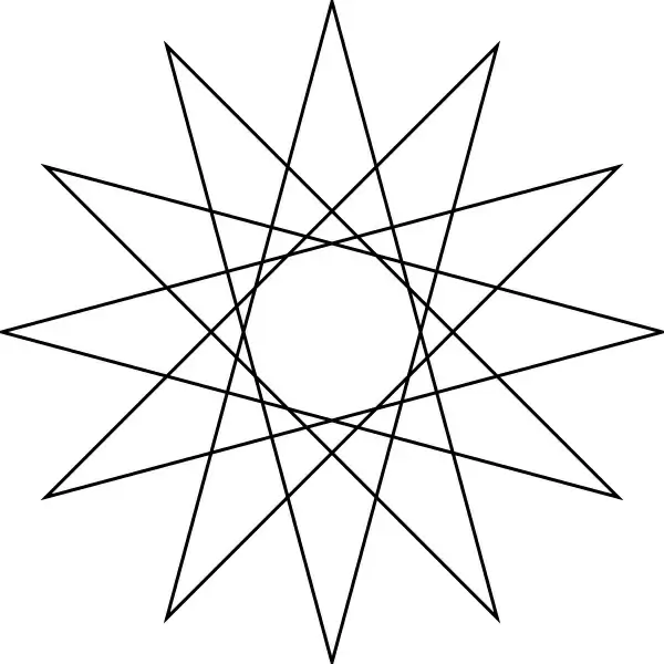 Star Polygon clip art