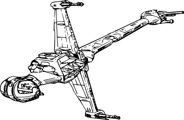 Starfighter Starwars clip art 