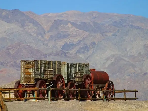 steam engine death valley train