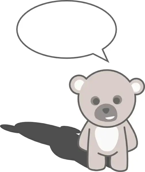 Stellaris Cute Teddy Bear clip art