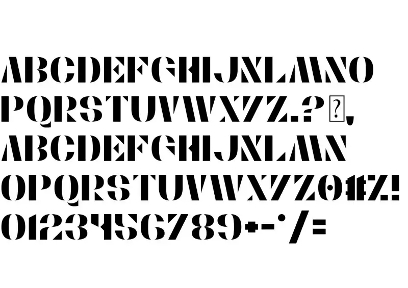 Octin Stencil Free Font In Truetype .ttf Opentype .otf Format Free And 