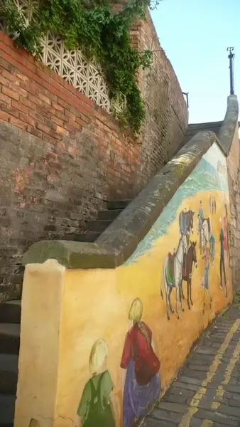 stone staircase