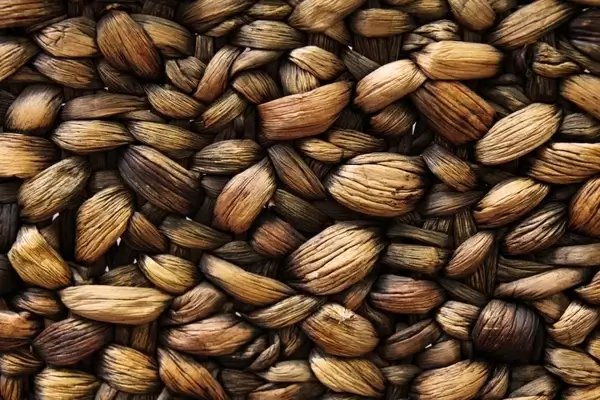 straw basket detail