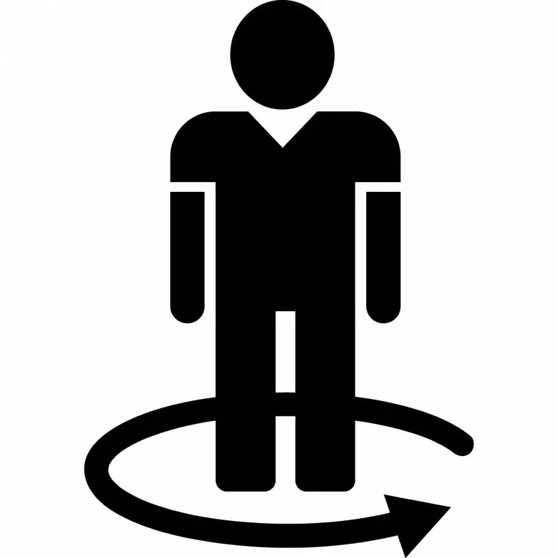 street view sign icon flat silhouette person outline