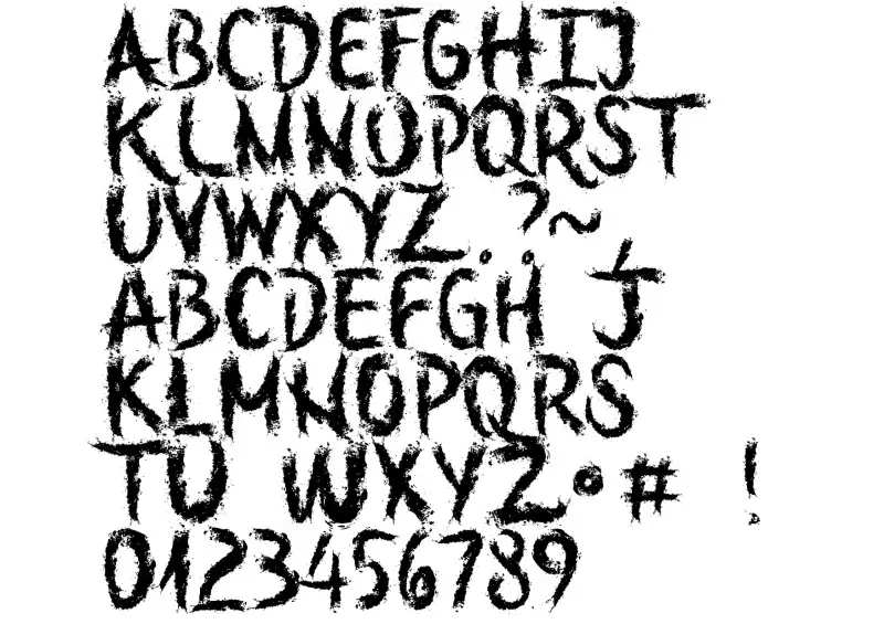 Thin Fingers Font in truetype .ttf opentype .otf format free and easy