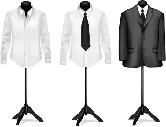 suit and shirt vector