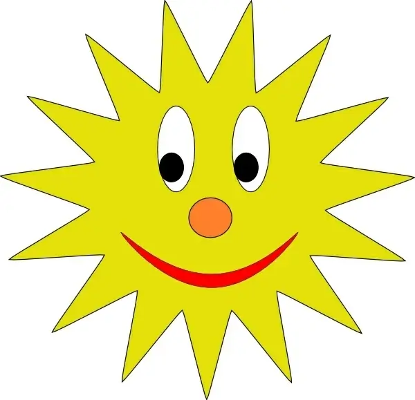 Sun Avatar clip art