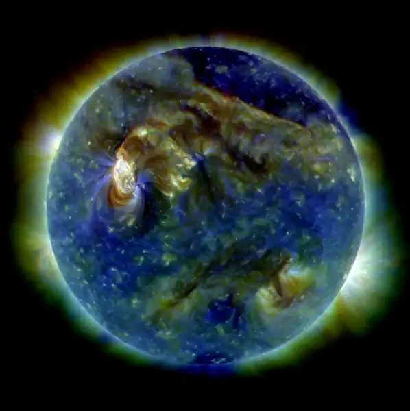 sun solar flare uv