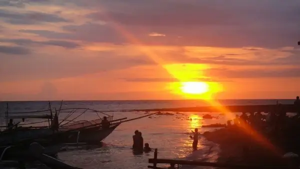 sunset in my hometown