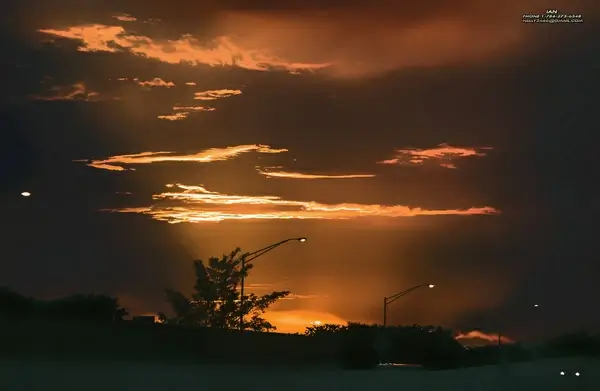 sunset on i94 north