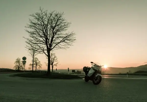 sunset sunny motorcycle