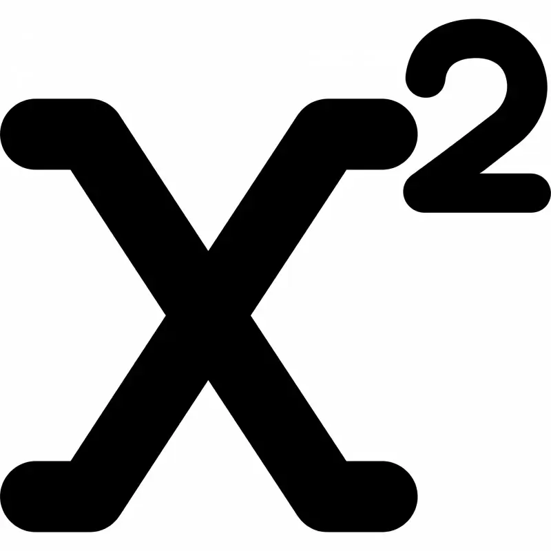 superscript sign icon x letter number silhouette sketch
