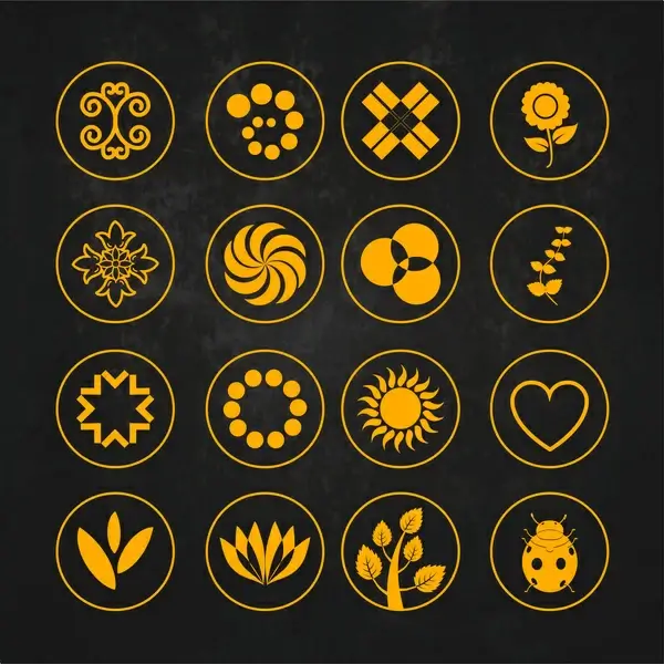 symbol design element set 