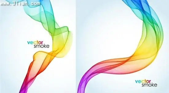 decorative background templates colorful 3d dynamic smoke icons